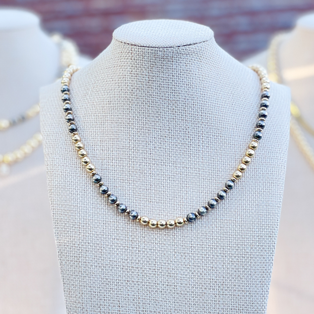 MARTHA - Gold & Sterling Silver Necklace